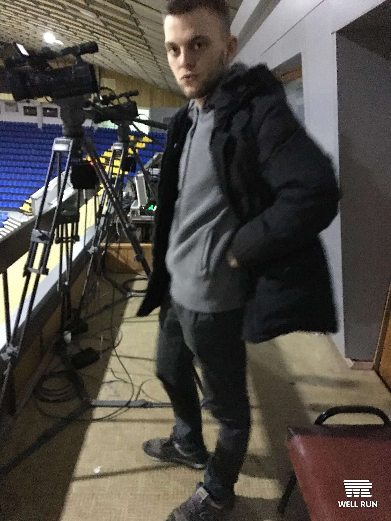 FIBA-standard basketball broadcast to national TV — production still 6
